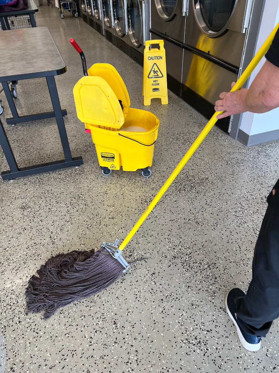 mopping